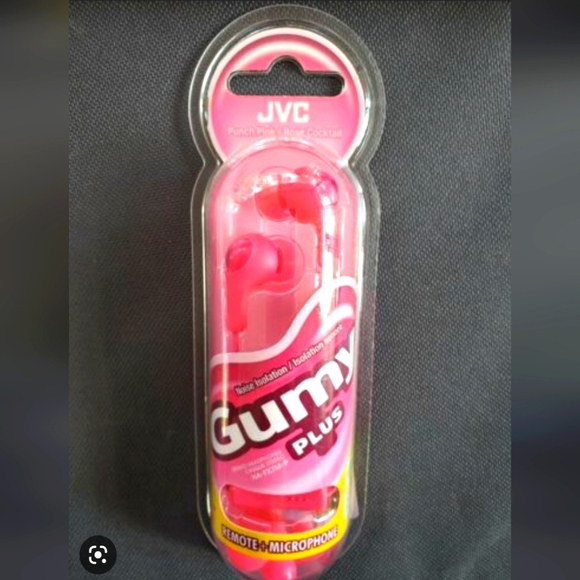 🌹10 for 100$🌹.JVC Gummy stereo headphones with remote and microphone - Picture 1 of 1